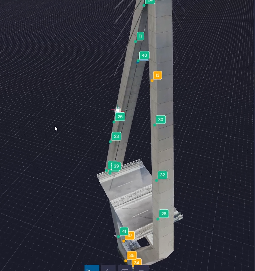 Drone thermal imaging inspection UAE facade thermal anomaly detection AIN UAE